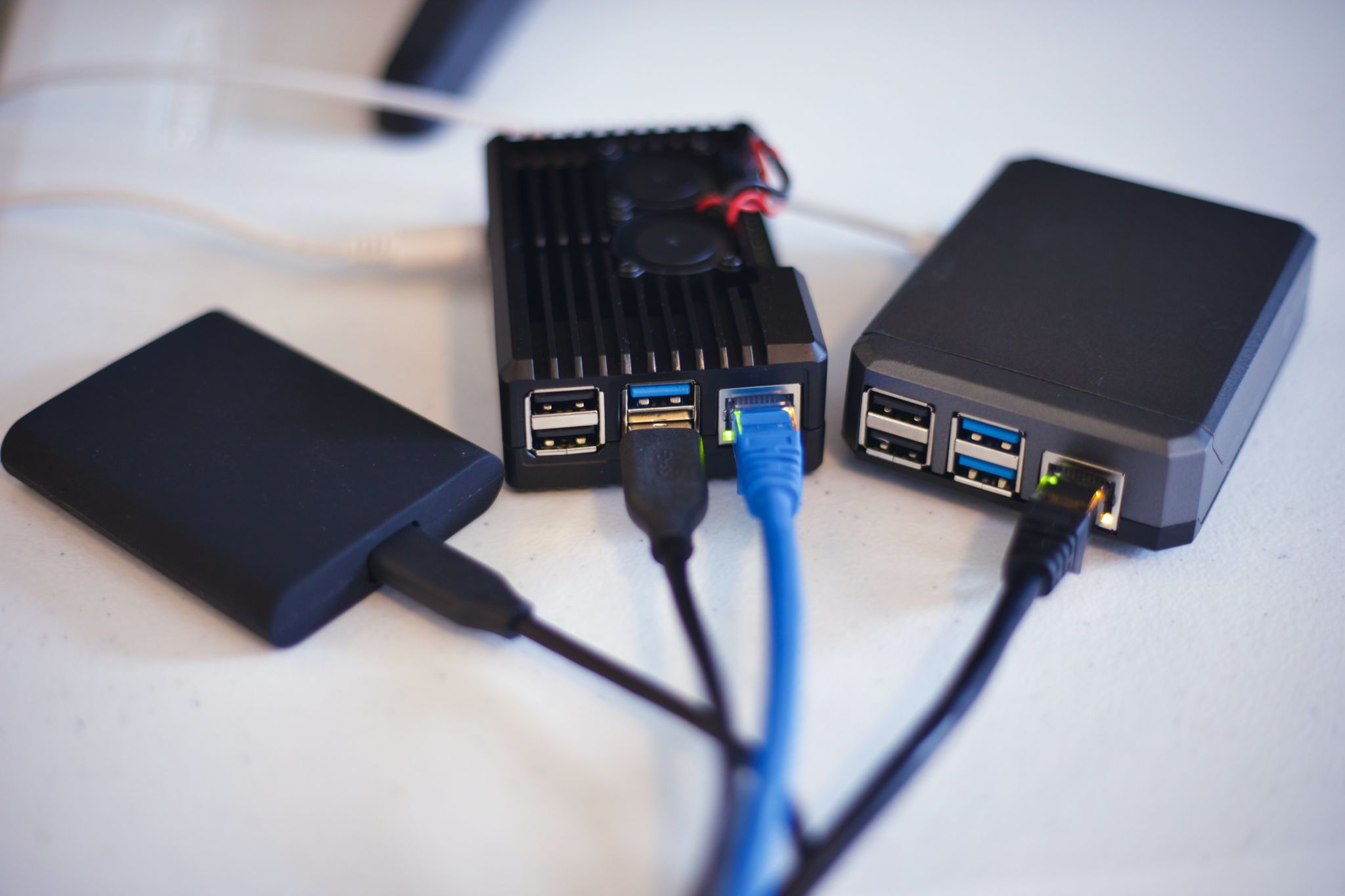 raspberry pi connected to ethernet