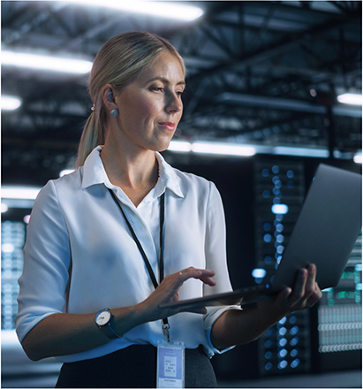 Woman with Laptop