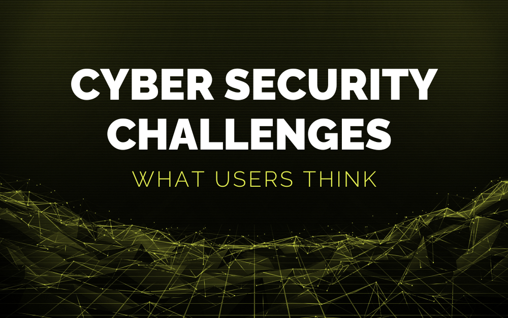 Cyber Security Challenges – What Users Think Cyber Security Challenges - What Users Think