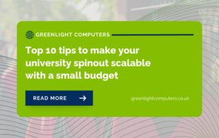 Make Your University Spinout Scalable With a Small Budget