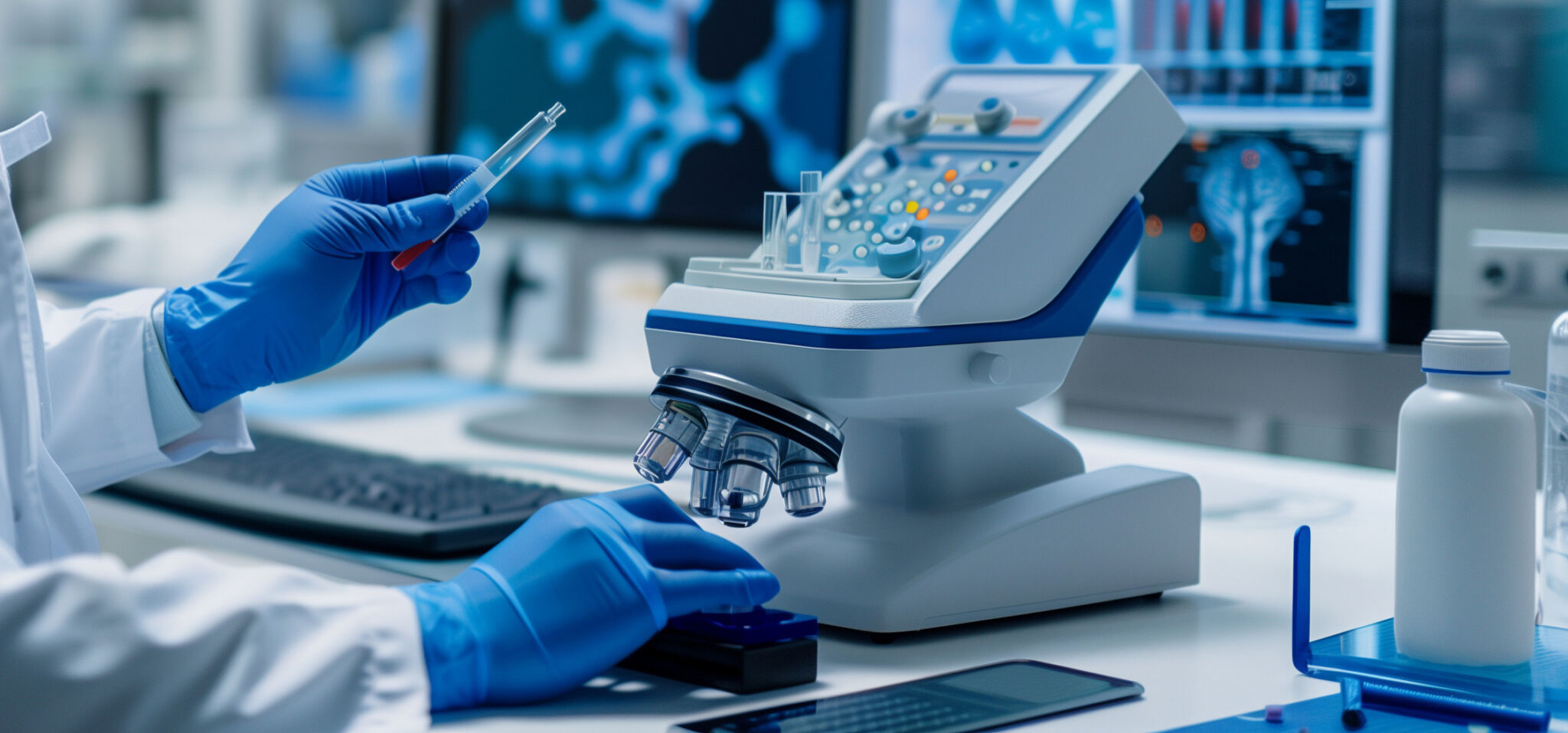 scientist working on a computer, Specialized health care researc AdobeStock 786252568 cropped scaled